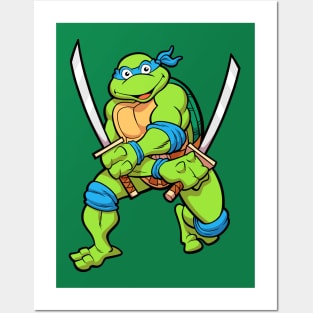 TMNT Leonardo Posters and Art